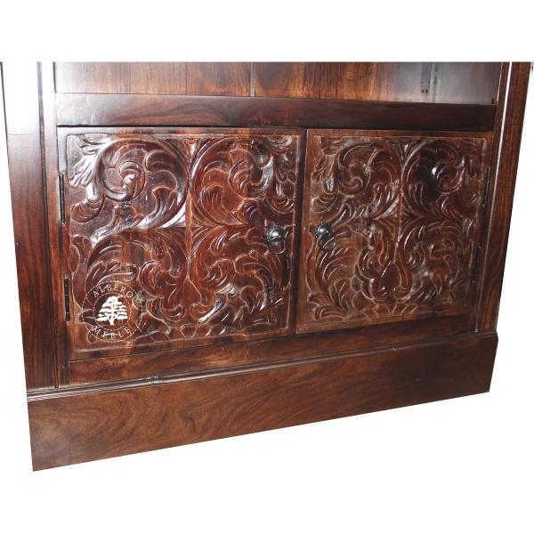 Drewniana Biblioteka ORISSA, Ręcznie Rzeźbiona