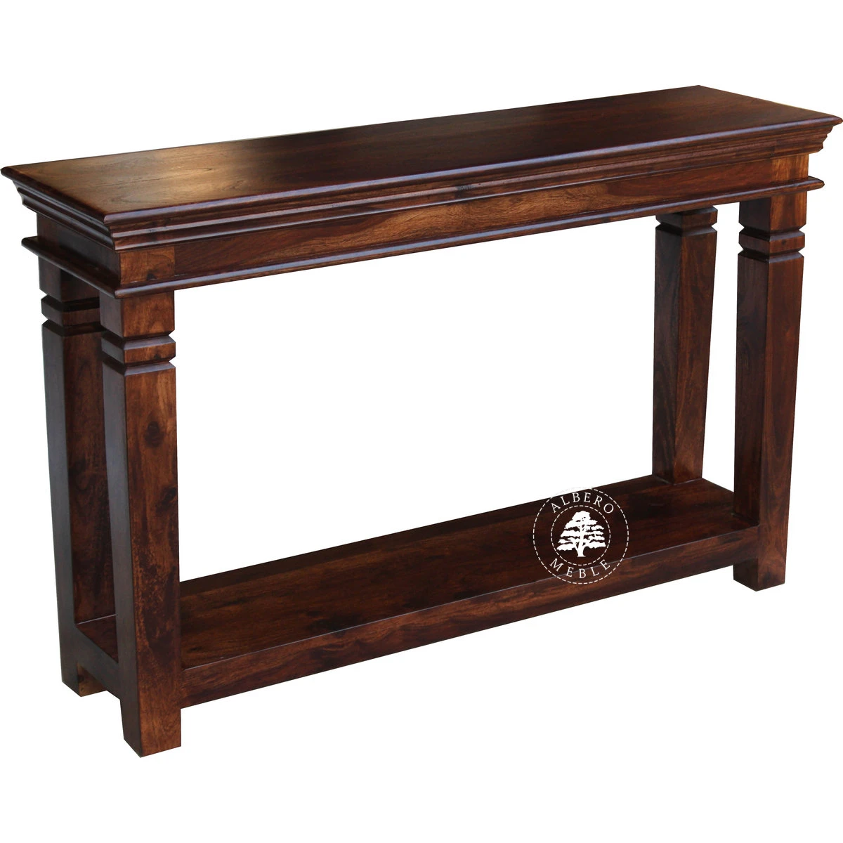 Stylowa konsola z drewna palisandrowego