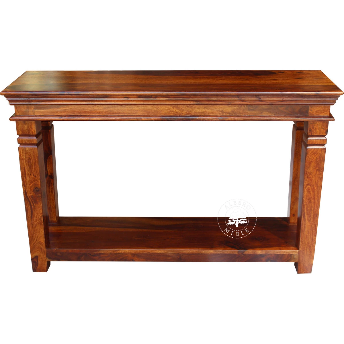 Stylowa konsola z drewna palisandrowego