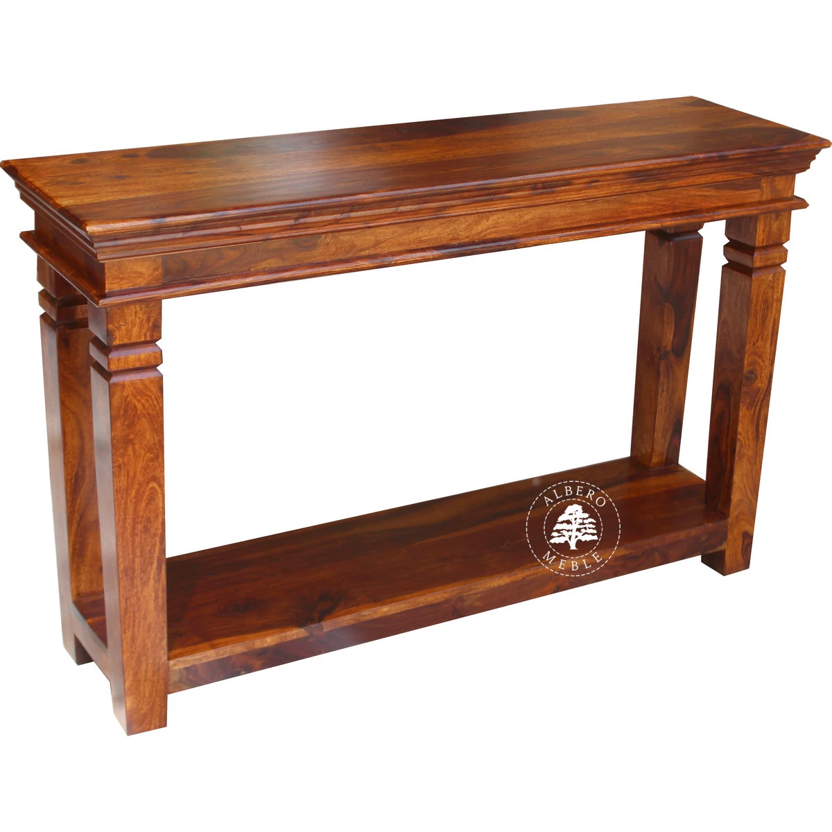 Stylowa konsola z drewna palisandrowego