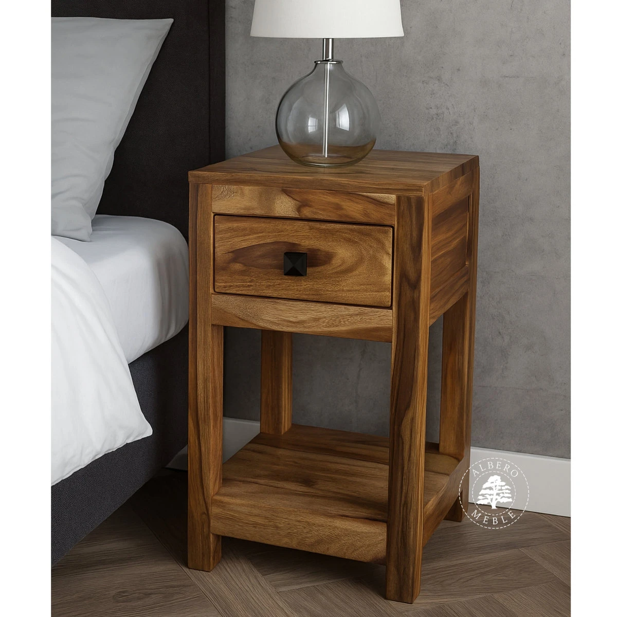 Mała szafka nocna do sypialni