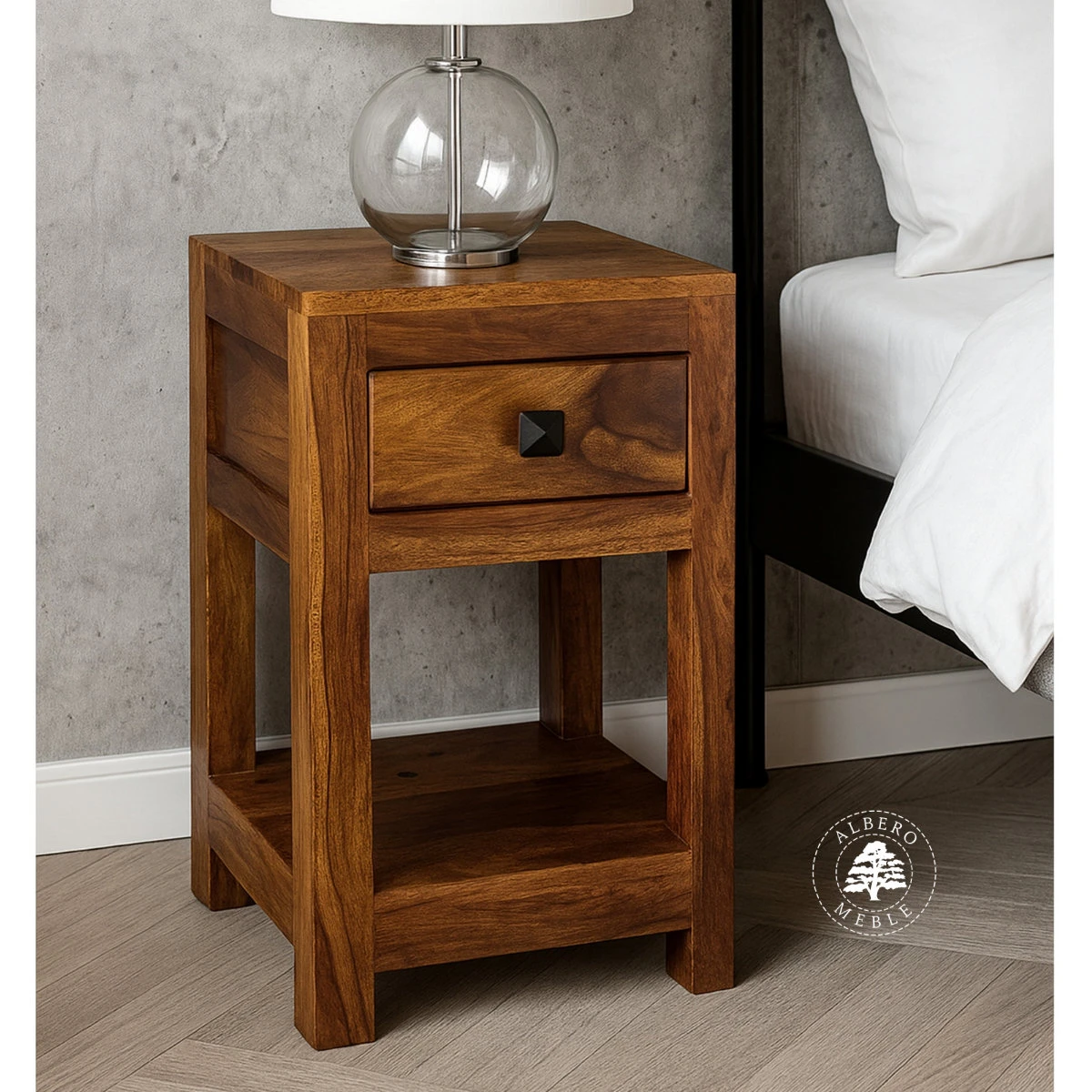 Mała szafka nocna do sypialni