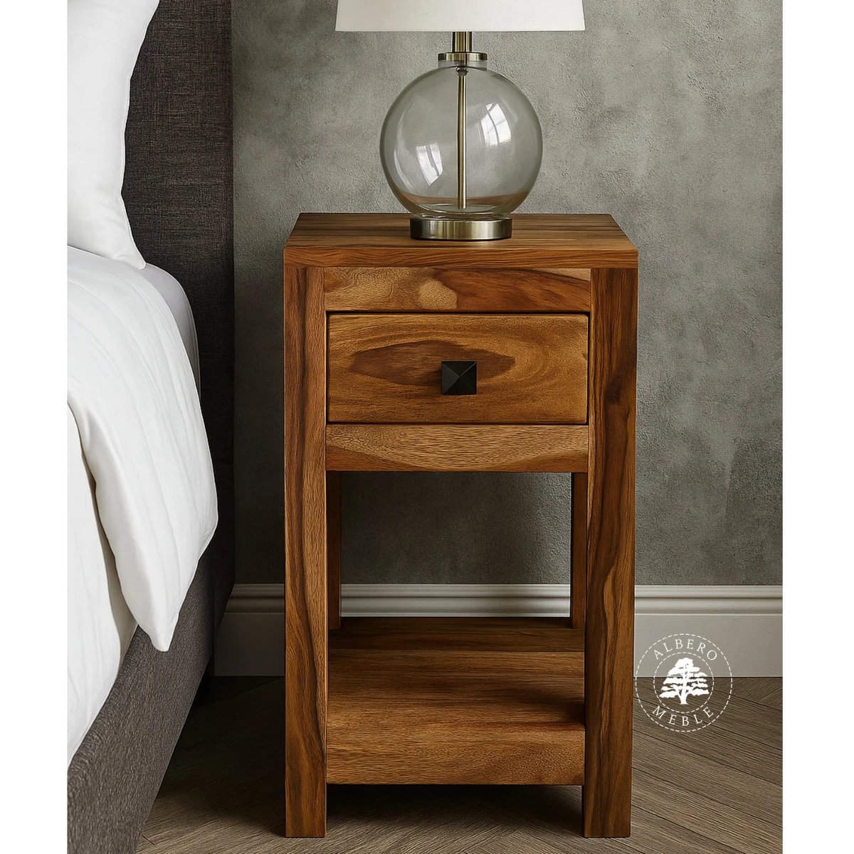 Mała szafka nocna do sypialni