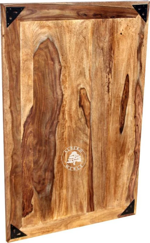 Klasyczny wieszak z litego drewna palisander