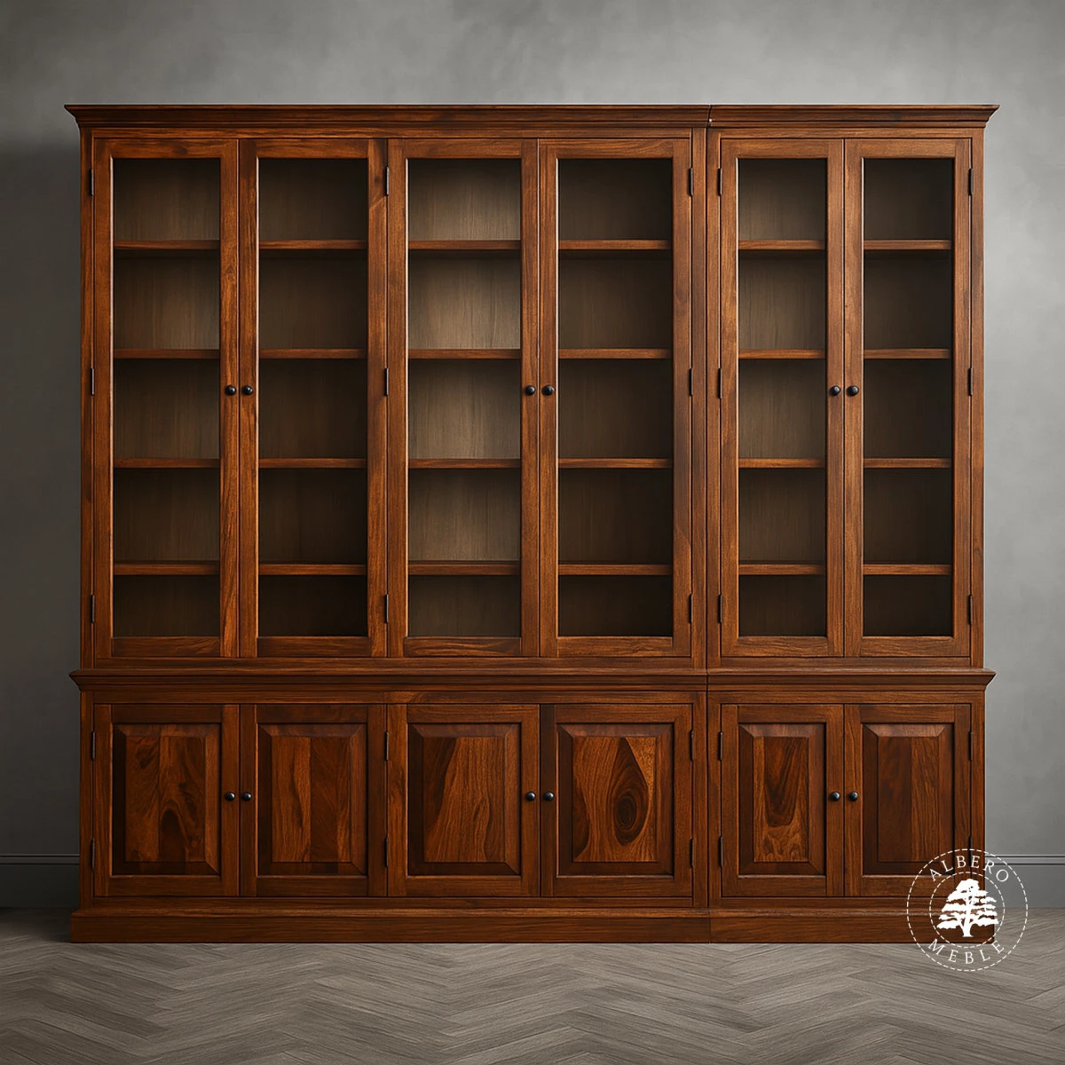 Meble z drewna do salonu