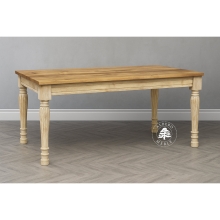 Bielony indyjski stół z litego drewna