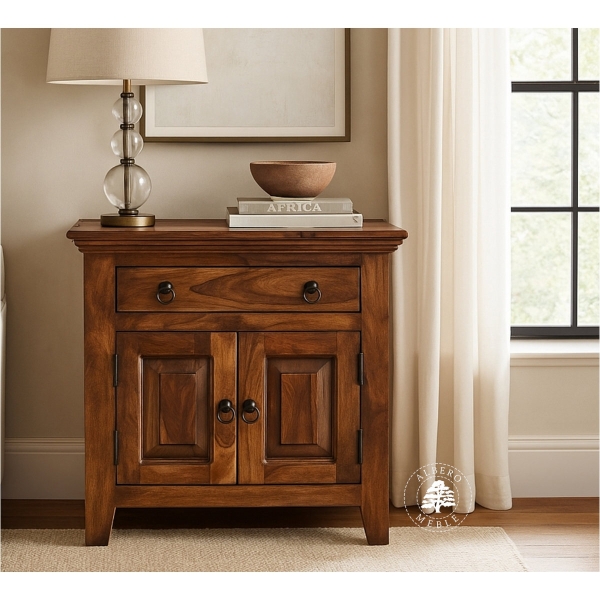 Szafka kolonialna drewniana na nóżkach