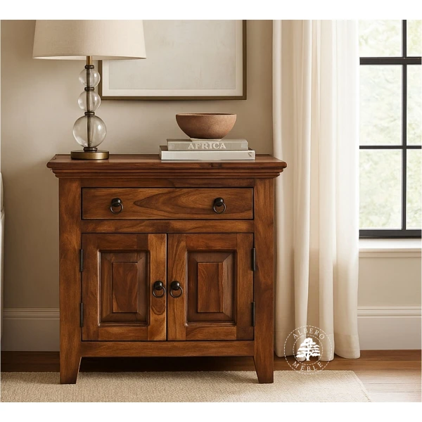 Szafka kolonialna drewniana na nóżkach