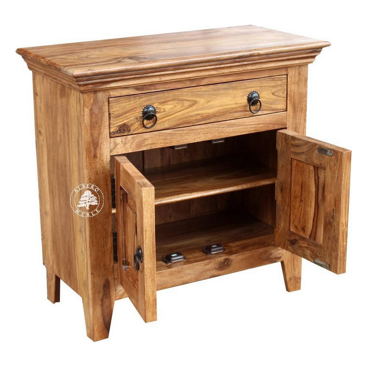 Szafka kolonialna drewniana na nóżkach