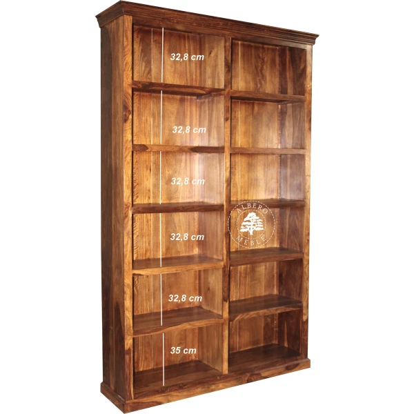 Duży Regał Kolonialny z Drewna Palisandru