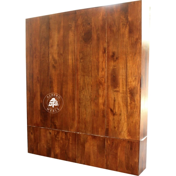 Drewniana Biblioteka w Nowoczesnym Stylu na Wymiar