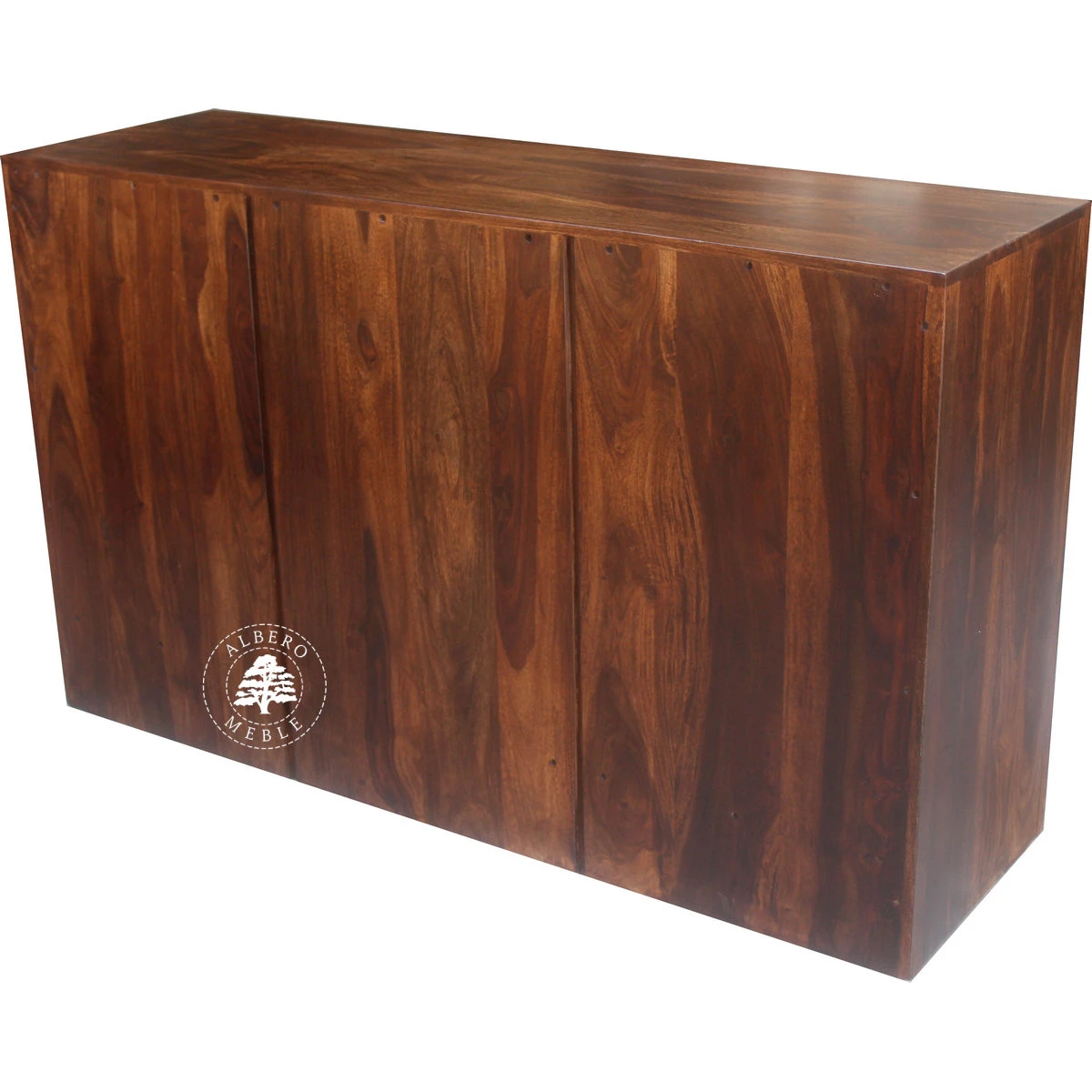 Komoda Goa z litego drewna z wysokimi drzwiami