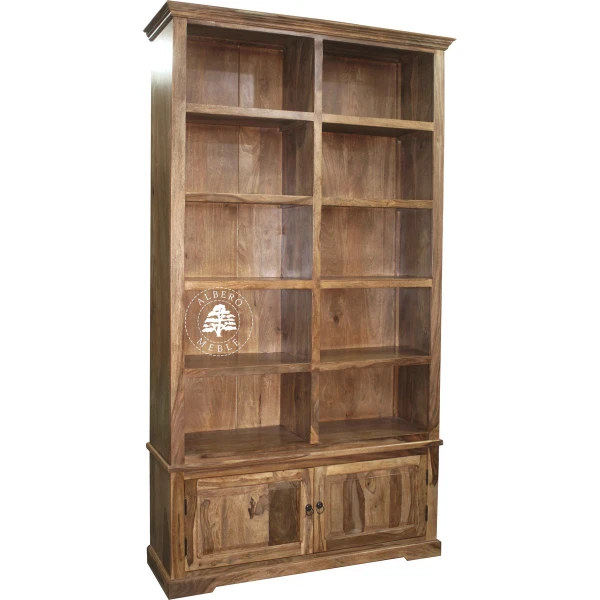 Wysoki Klasyczny Regał Gabinetowy