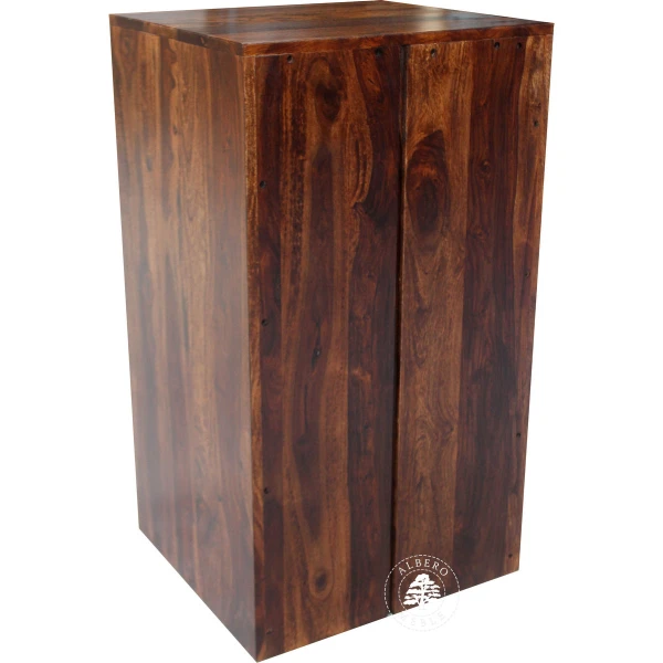 Wąska komoda drewniana z szufladami CUBE