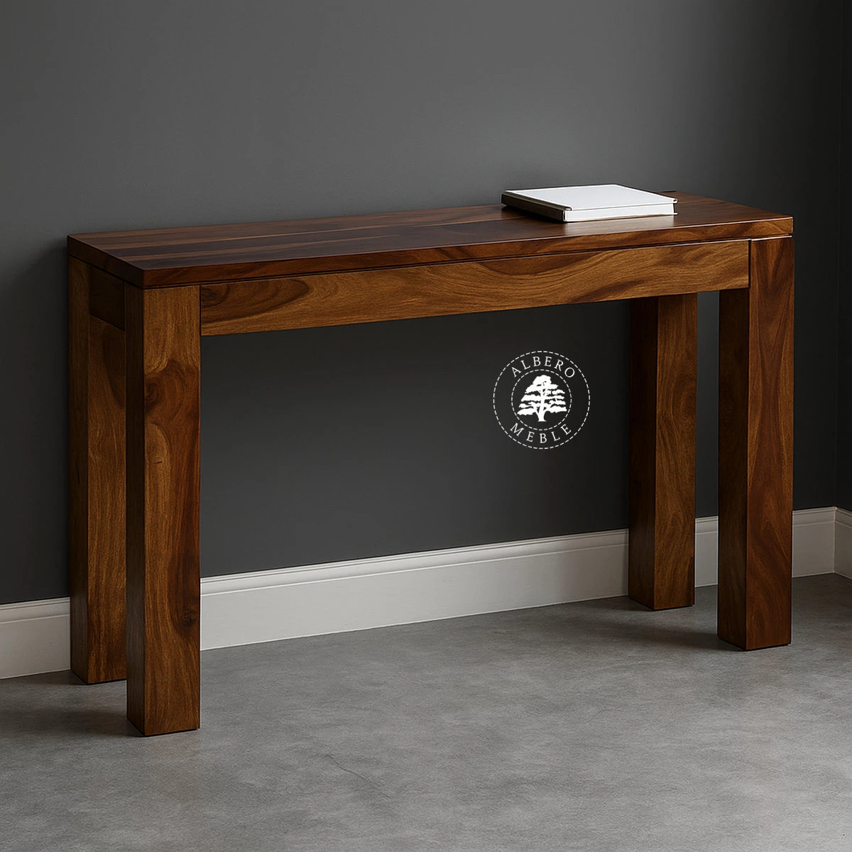 Konsola z drewna palisandru