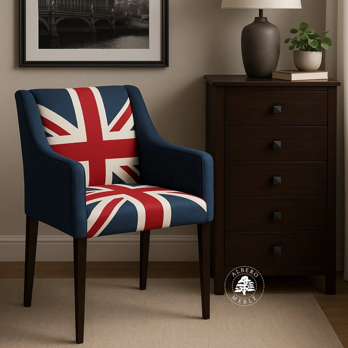 Fotel tapicerowany Chester