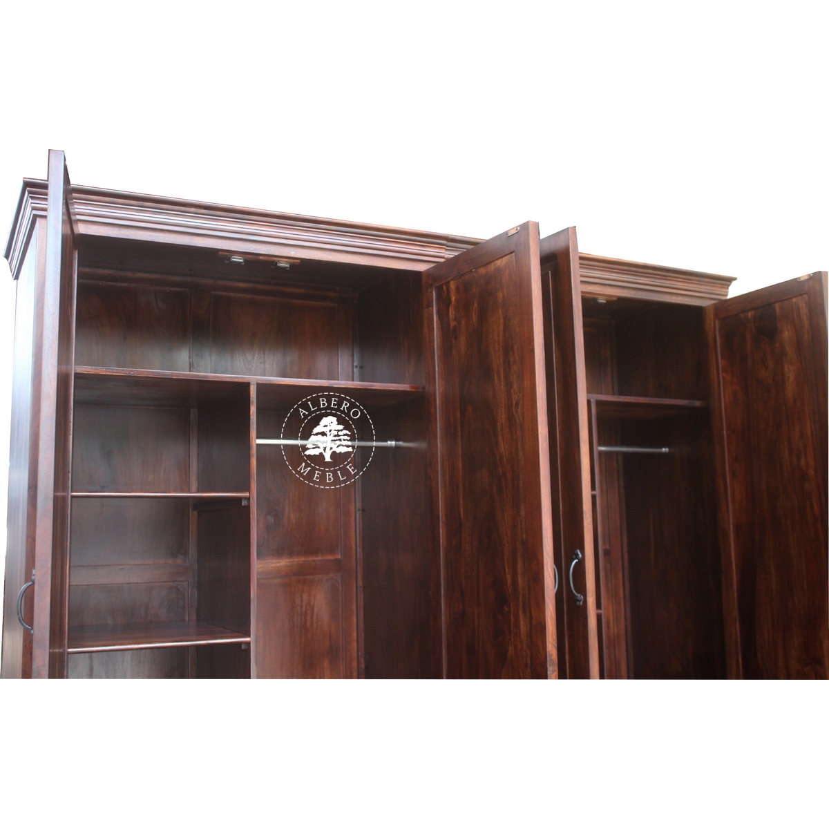 Klasyczna Duża Drewniana Szafa na Zamówienie