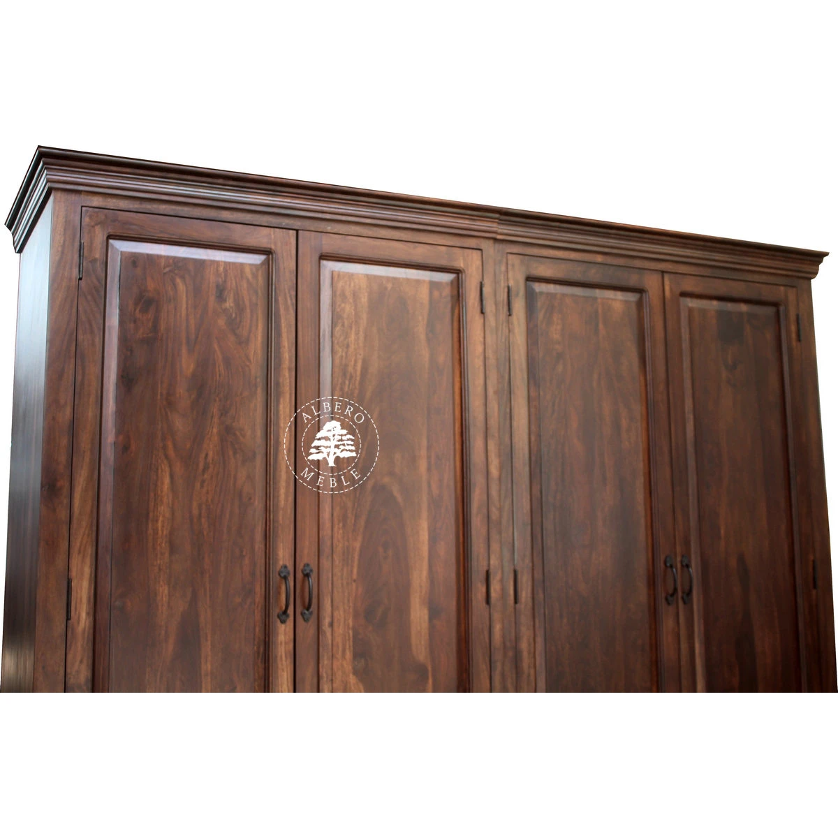 Klasyczna Duża Drewniana Szafa na Zamówienie