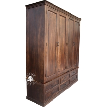 Klasyczna Duża Drewniana Szafa na Zamówienie