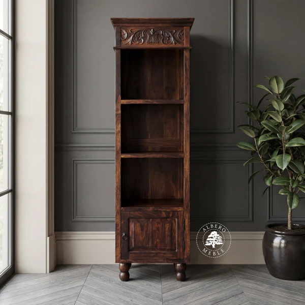 Kolonialny Słupek Łazienkowy Rzeźbiony