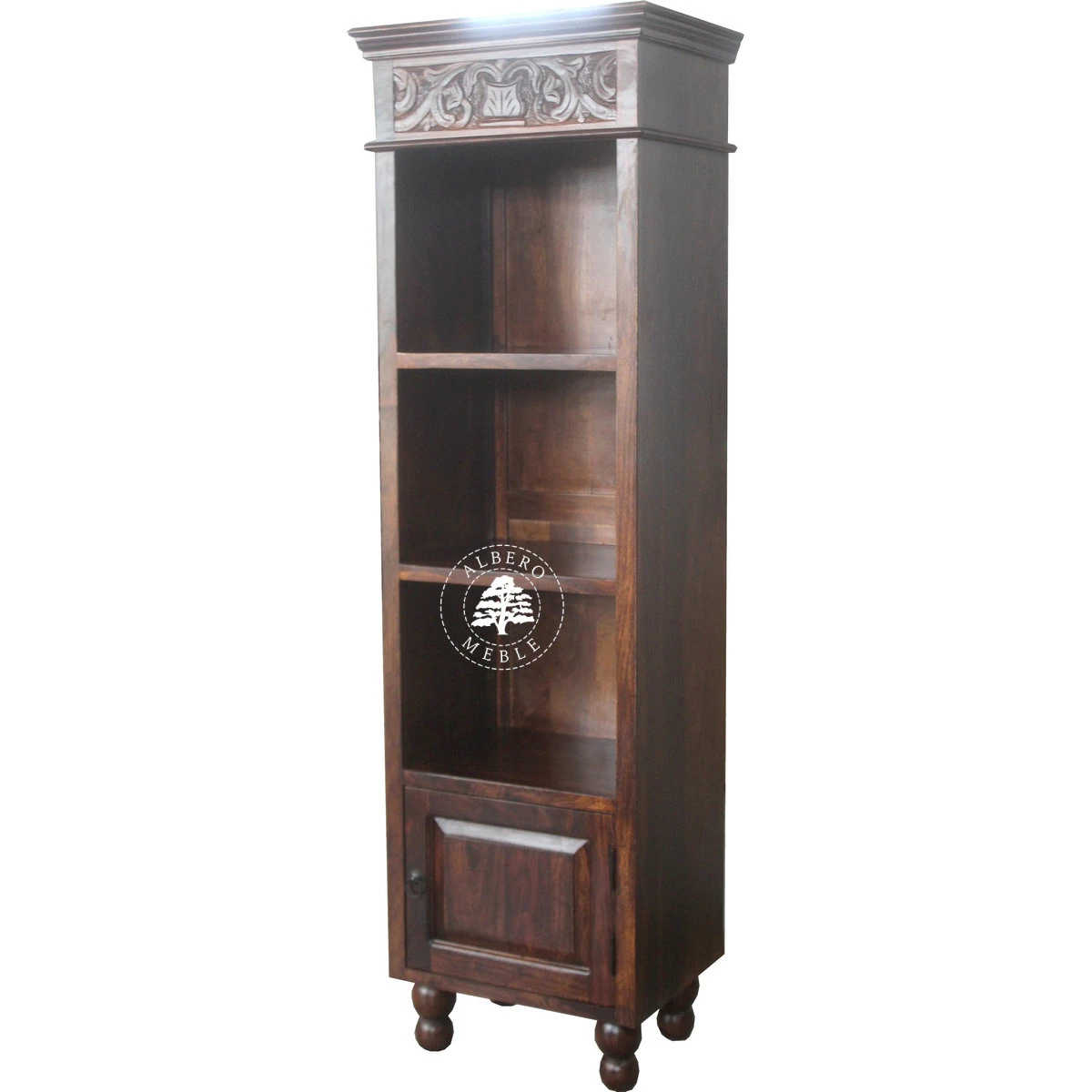 Kolonialny Słupek Łazienkowy Rzeźbiony