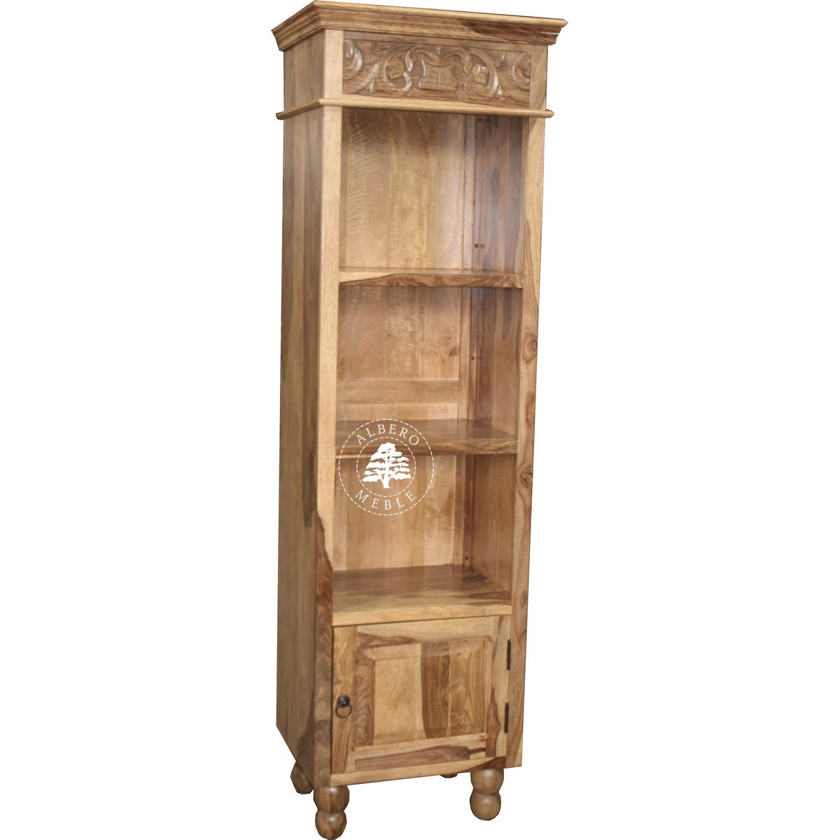 Kolonialny Słupek Łazienkowy Rzeźbiony