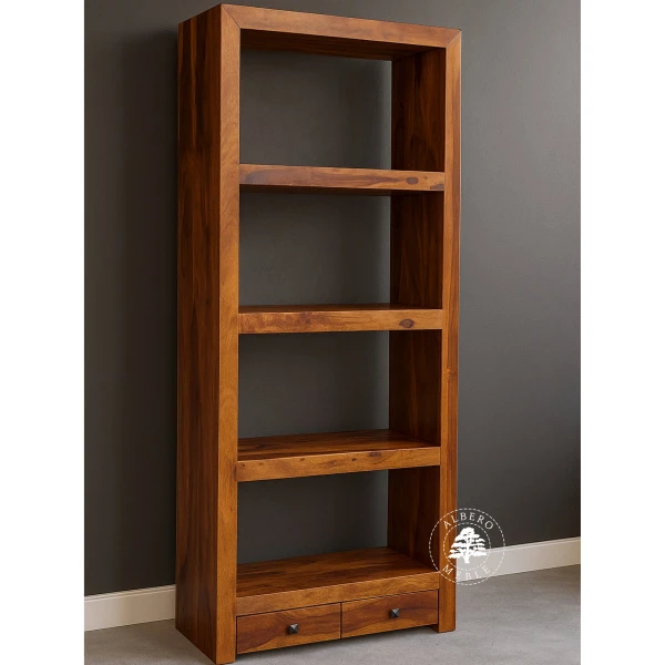 Regał z Drewna Litego