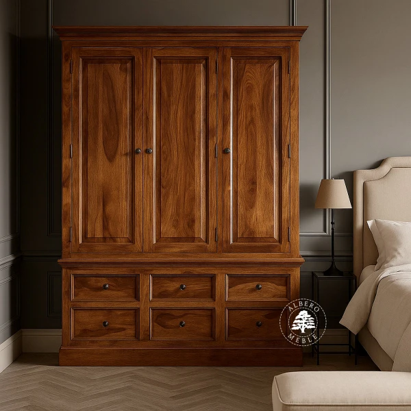 Szafa Drewniana w Klasycznym Stylu