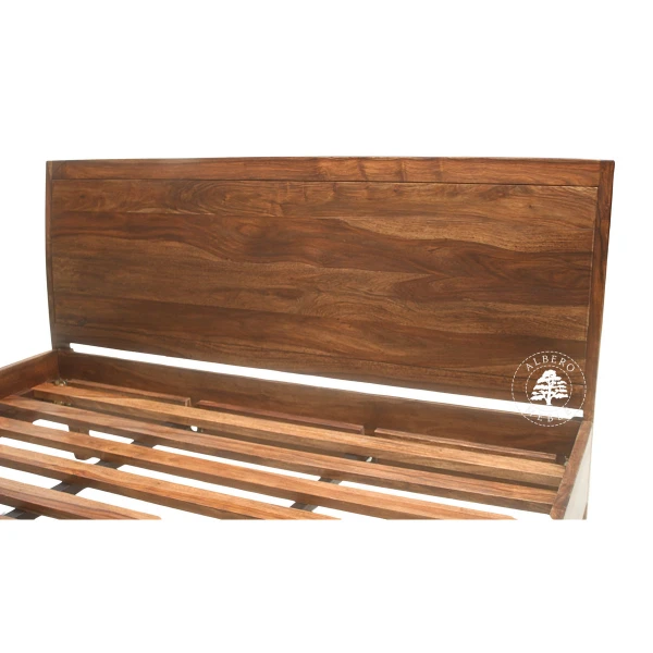 Łóżko CITY z litego drewna naturalnego