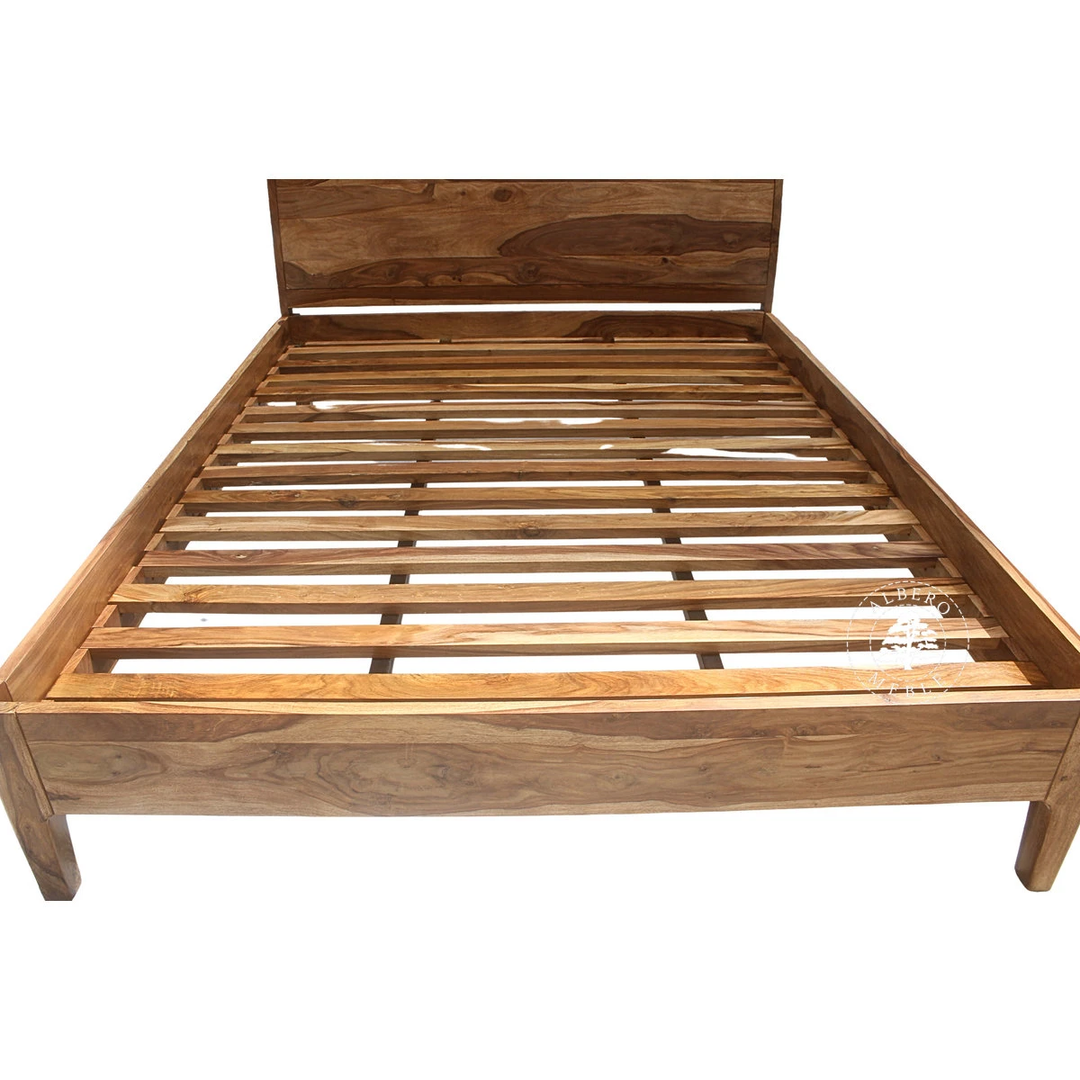 Łóżko CITY z litego drewna naturalnego