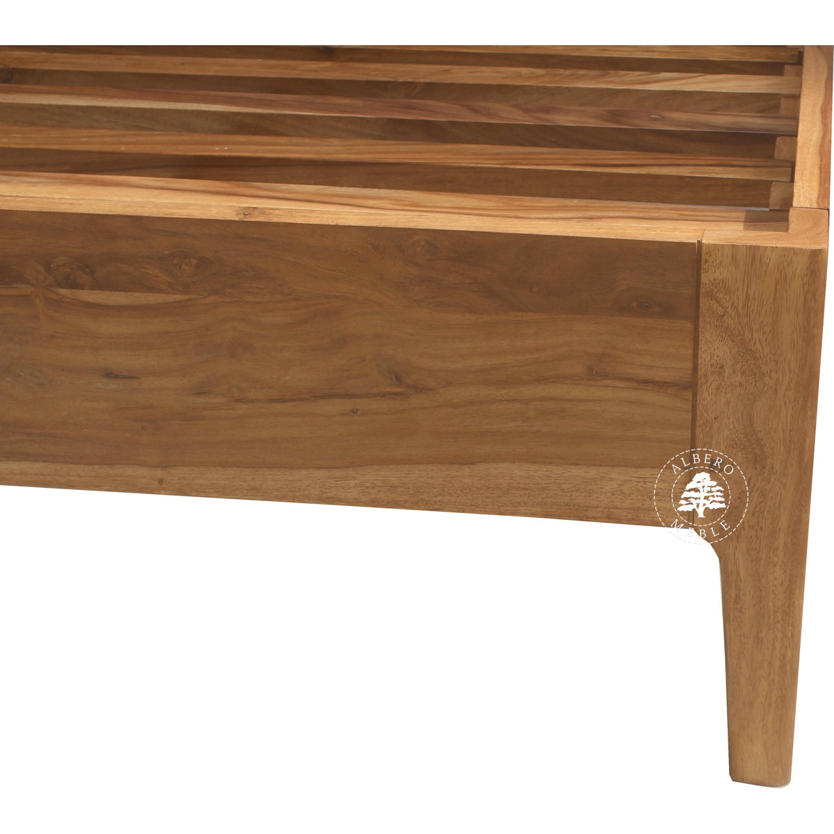 Łóżko CITY z litego drewna naturalnego