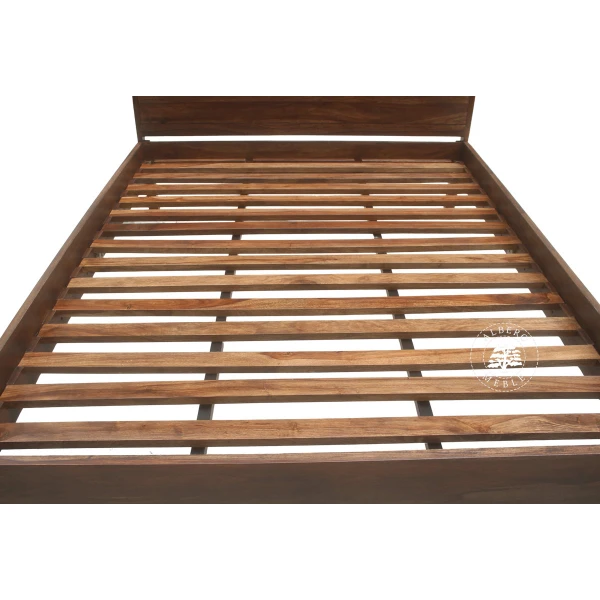 Łóżko CITY z litego drewna naturalnego