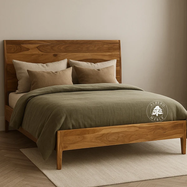 Łóżko CITY z litego drewna naturalnego