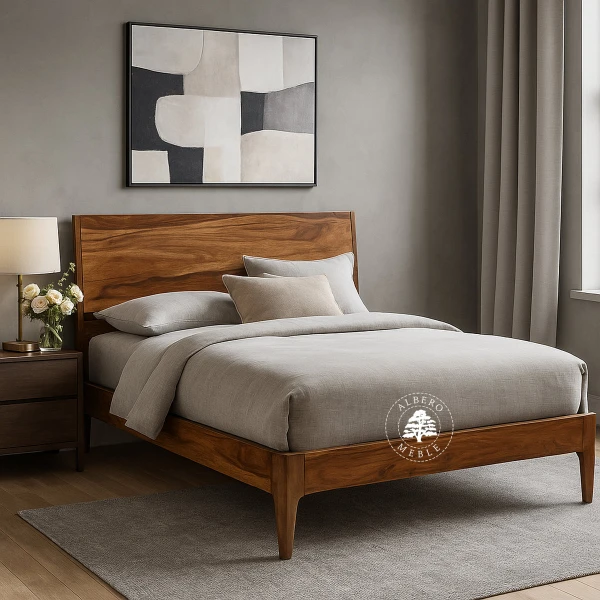 Łóżko CITY z litego drewna naturalnego