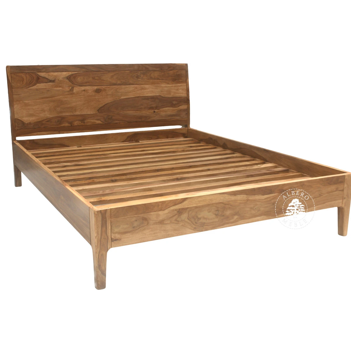 Łóżko CITY z litego drewna naturalnego