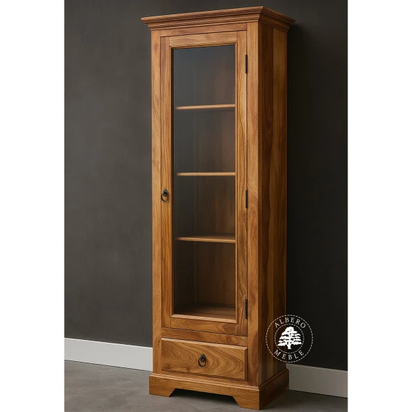 Klasyczna witryna drewniana z palisandru