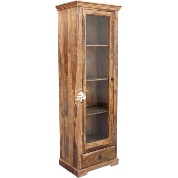 Klasyczna witryna drewniana z palisandru