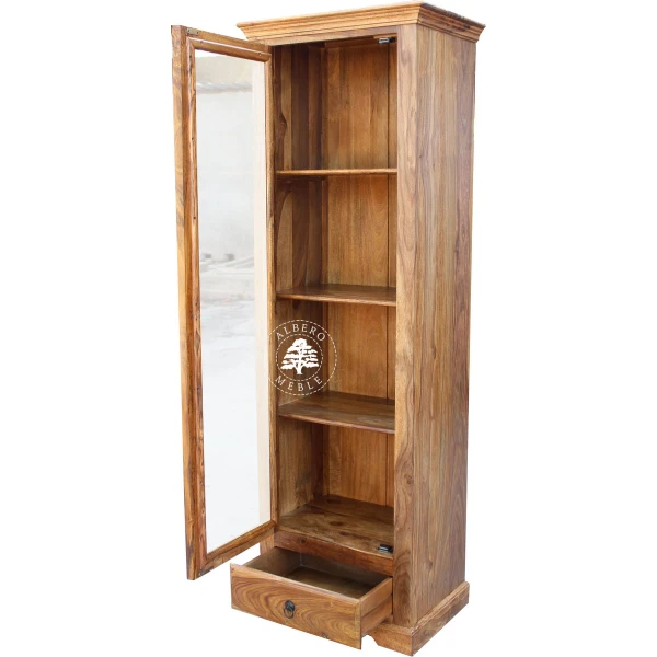 Klasyczna witryna drewniana z palisandru