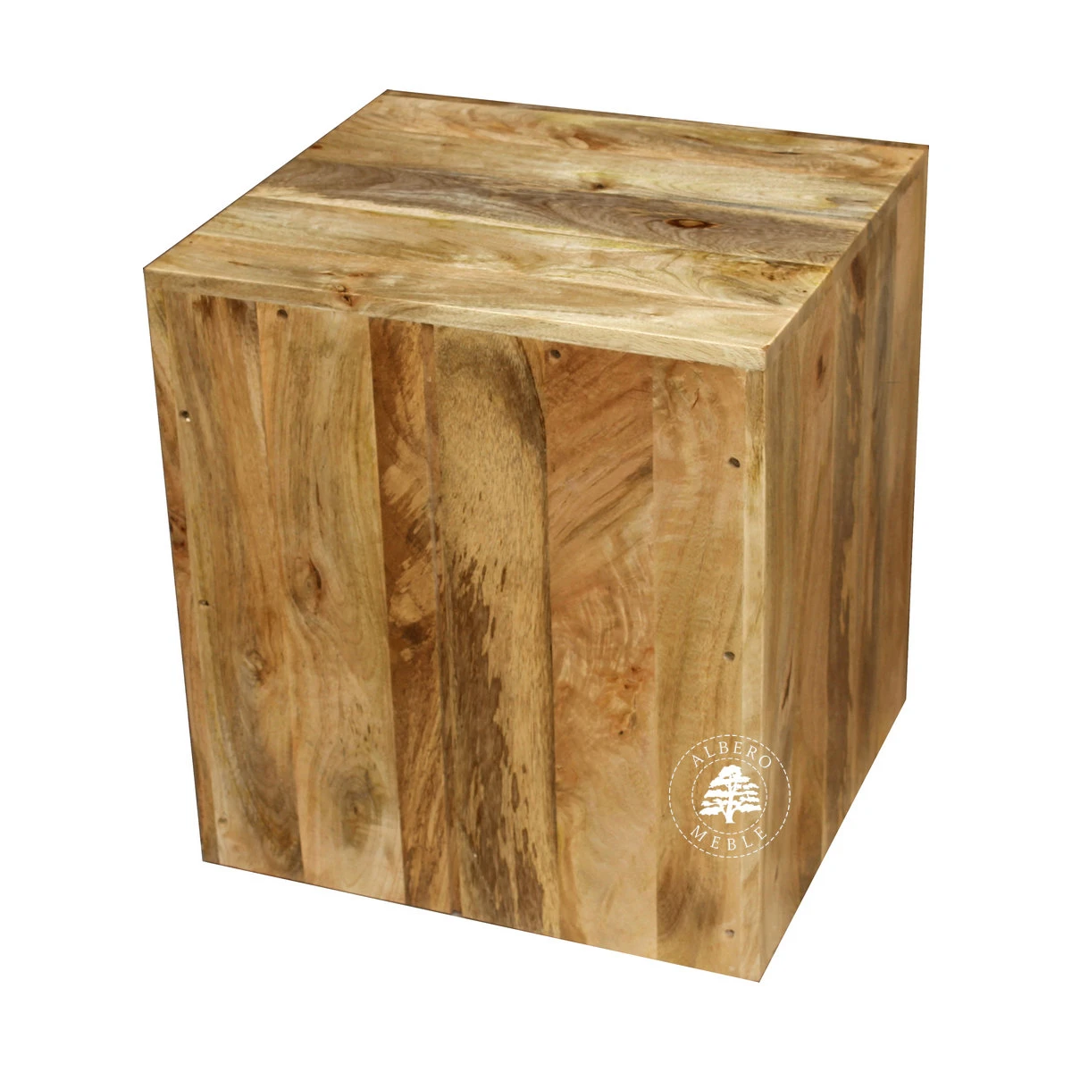 Szafka nocna z drewna mangowca