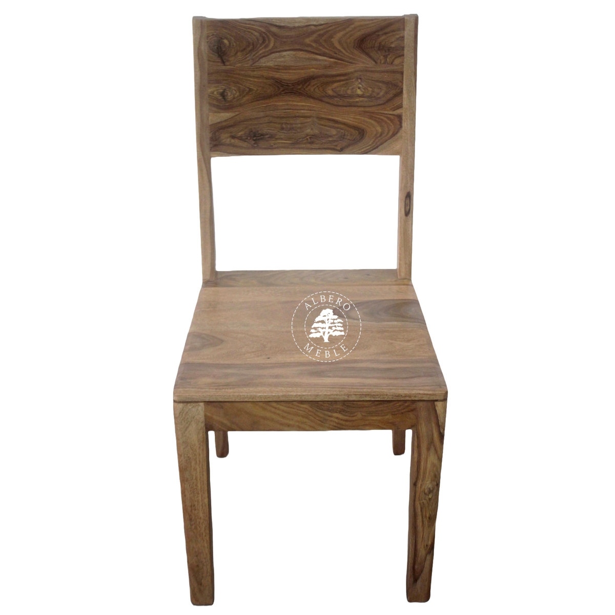 Krzesło City z litego drewna palisandrowego