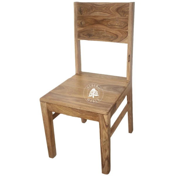 Krzesło City z litego drewna palisandrowego