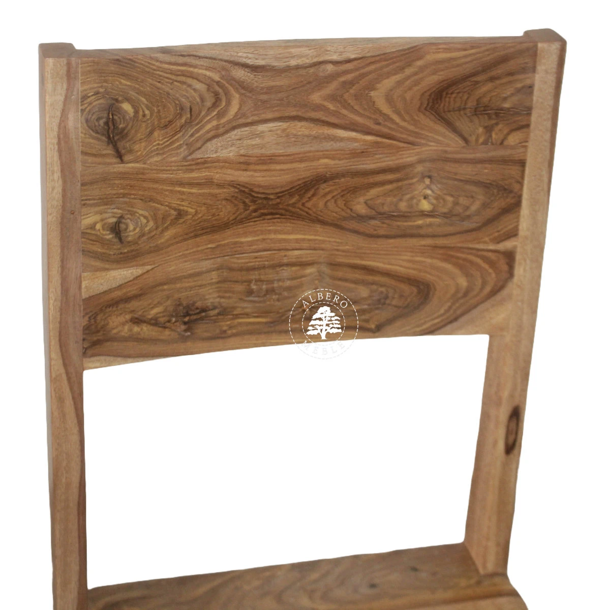 Krzesło City z litego drewna palisandrowego