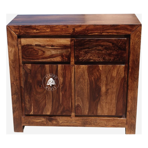 Mała nowoczesna komoda drewniana z szafką