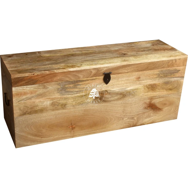 Drewniana skrzynia z litego palisandru