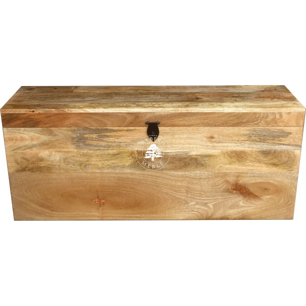 Drewniana skrzynia z litego palisandru