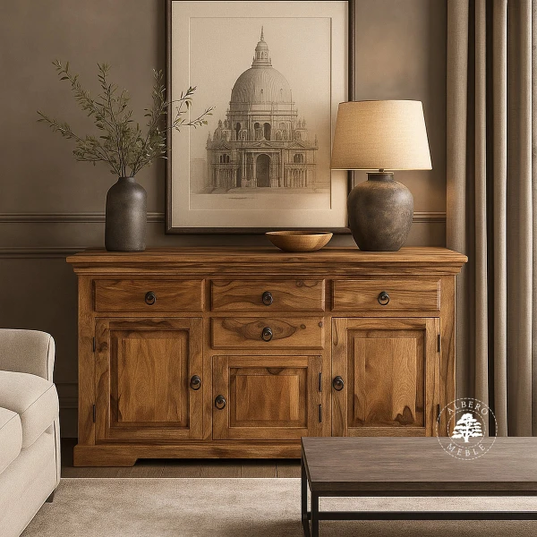 Klasyczna komoda drewniana