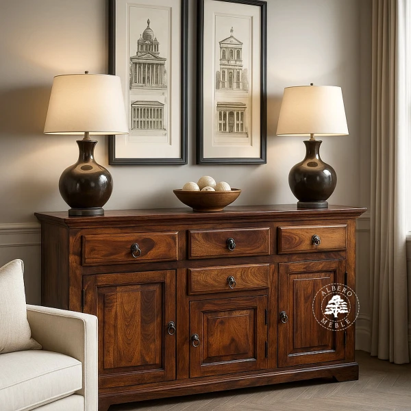 Klasyczna komoda drewniana
