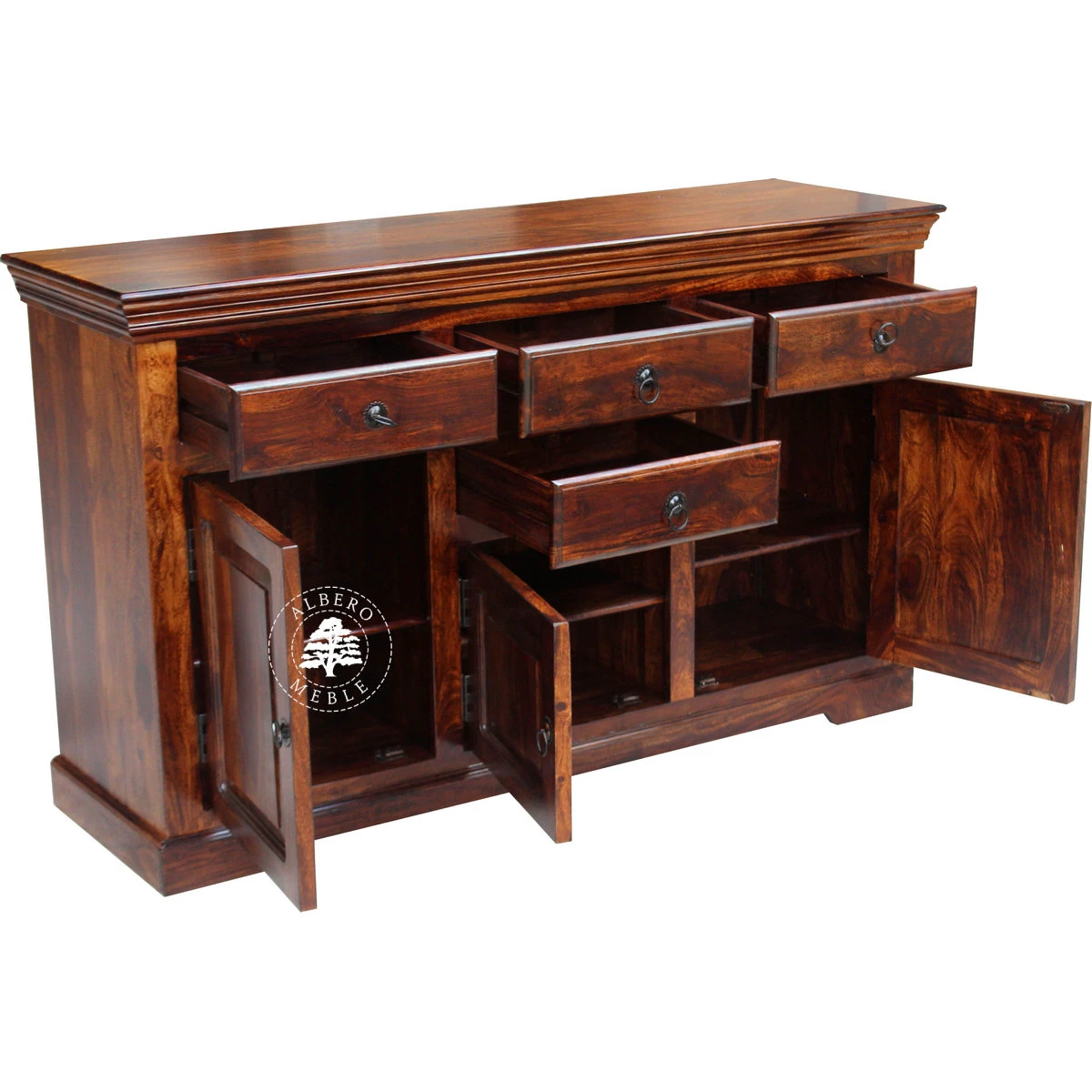 Klasyczna komoda drewniana