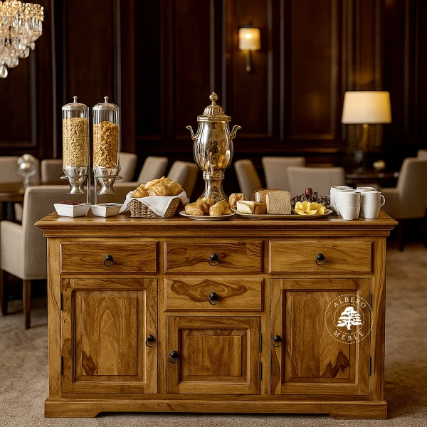 Klasyczna komoda drewniana