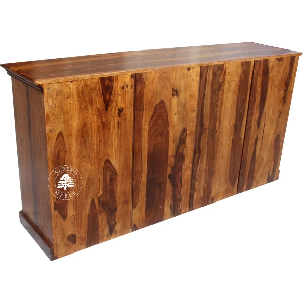 Kolonialna komoda z litego drewna